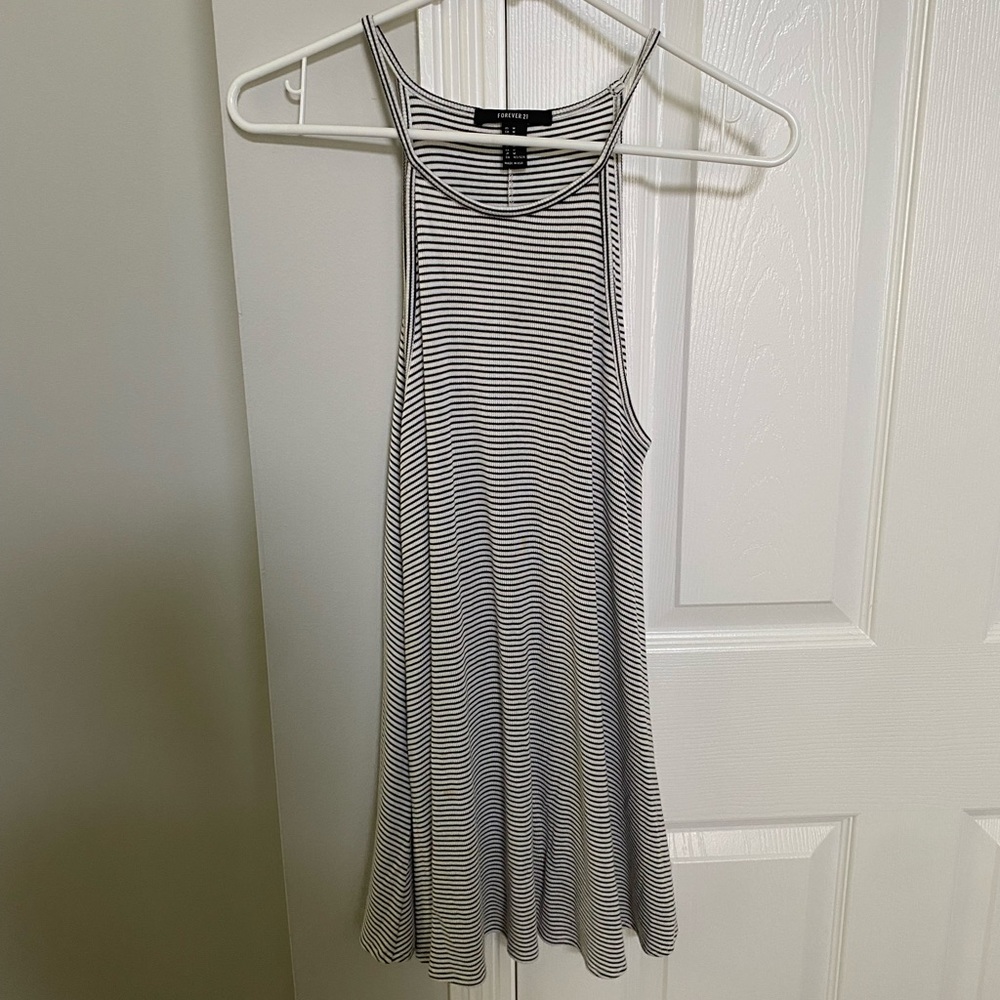 B&w striped Forever 21 dress